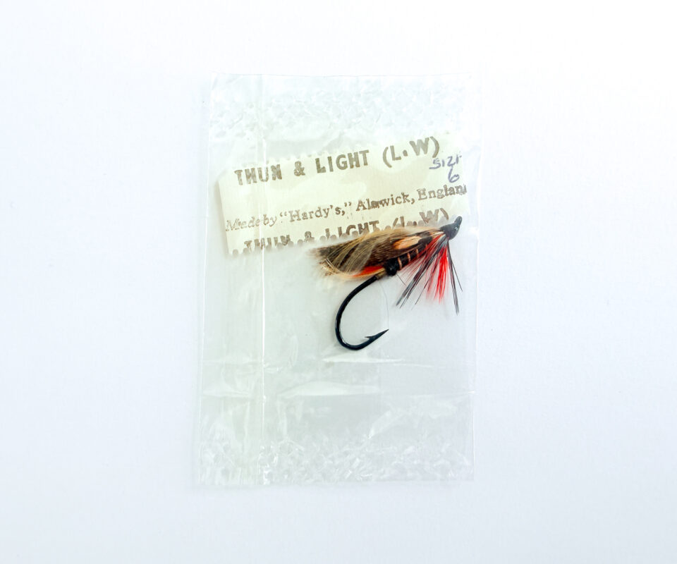 Hardy of Alnwick Thunder & Lightning (LW) Fully Dressed Salmon Fly 6 (Unused, In Original Sealed Packet, c.1960s)