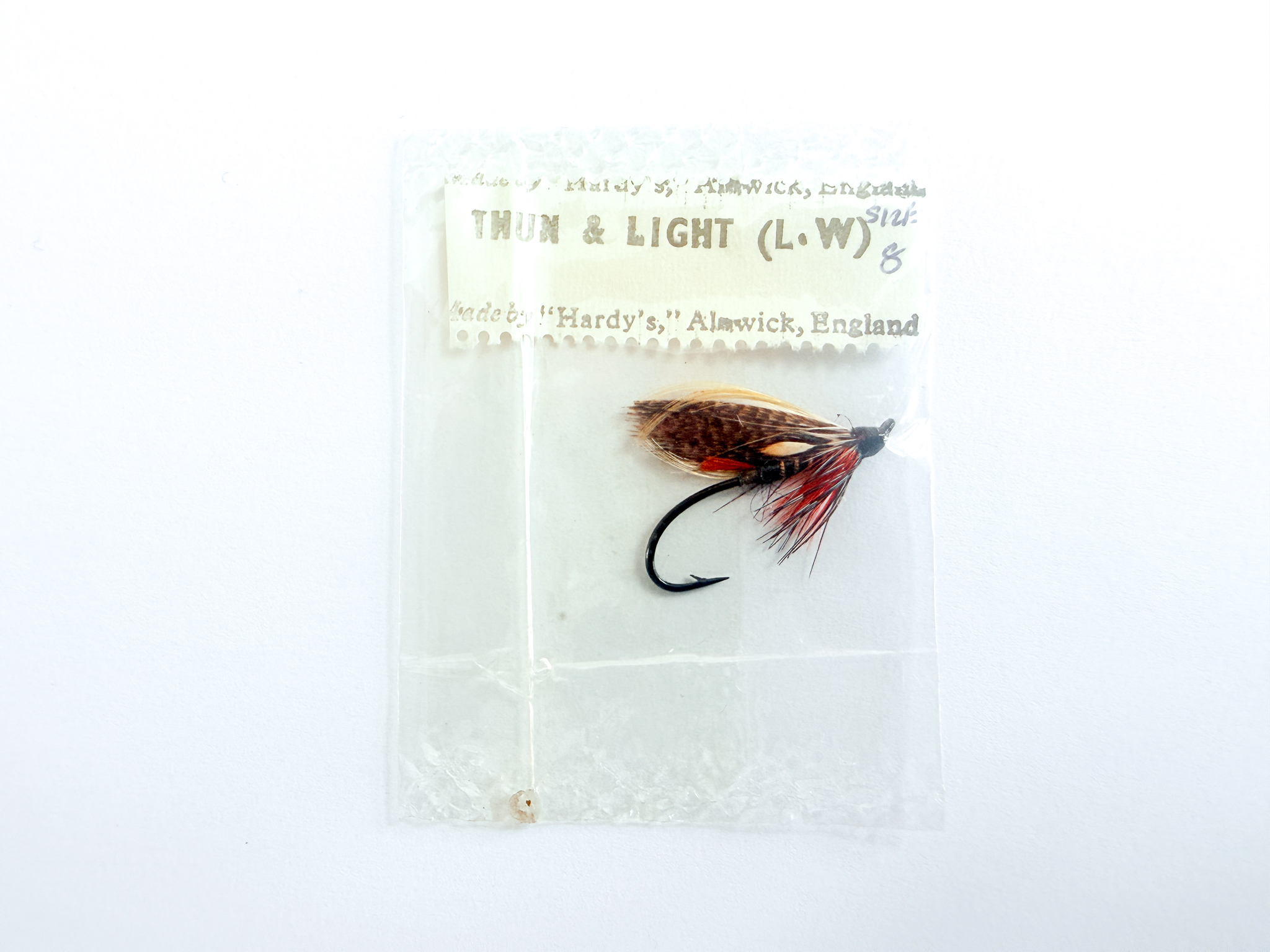 Hardy of Alnwick Thunder & Lightning (LW) Fully Dressed Salmon Fly 8 (Unused, In Original Sealed Packet, c.1960s)