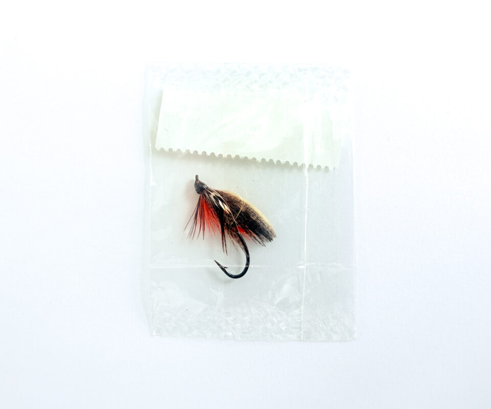 Alternative view of Hardy of Alnwick Thunder & Lightning (LW) Fully Dressed Salmon Fly 8 (Unused, In Original Sealed Packet, c.1960s)