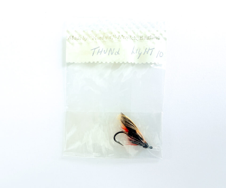 Hardy of Alnwick Thunder & Lightning Fully Dressed Salmon Fly 10 (Unused, In Original Sealed Packet, c.1960s)