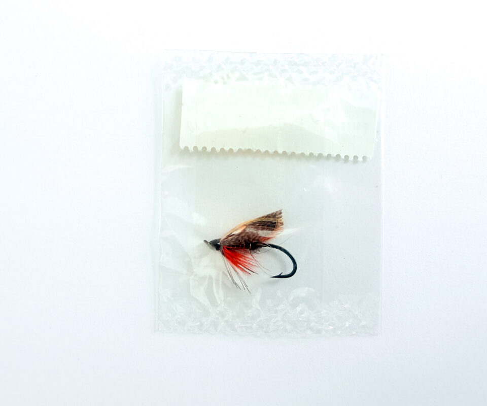 Alternative view of Hardy of Alnwick Thunder & Lightning (LW) Fully Dressed Salmon Fly 10 (Unused, In Original Sealed Packet, c.1960s)