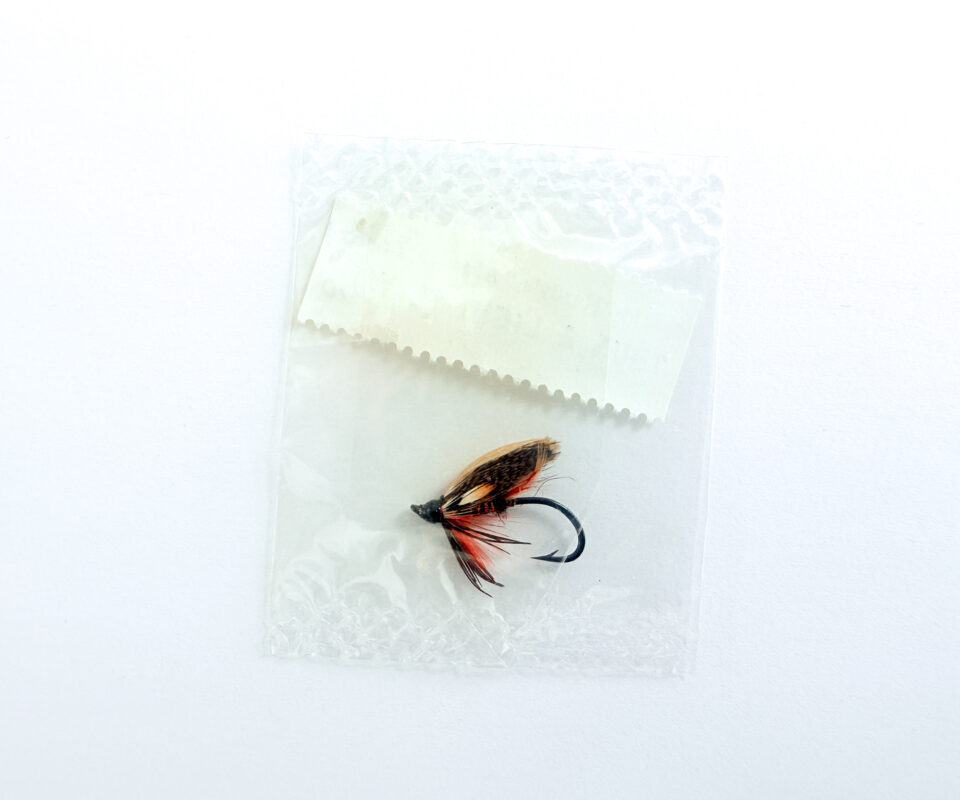 Alternative view of Hardy of Alnwick Thunder & Lightning (LW) Fully Dressed Salmon Fly 10 (Unused, In Original Sealed Packet, c.1960s)