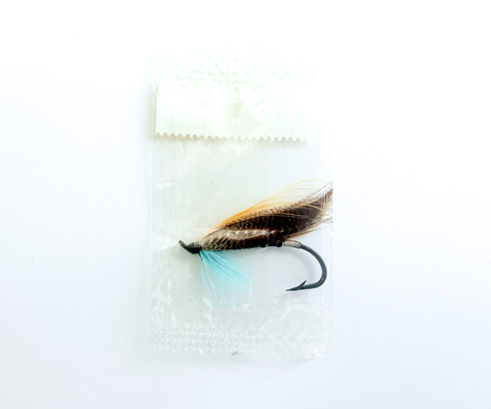 Alternative view of Hardy of Alnwick Blue Charm Fully Dressed Salmon Fly 1 (Unused, In Original Sealed Packet, c.1960s)