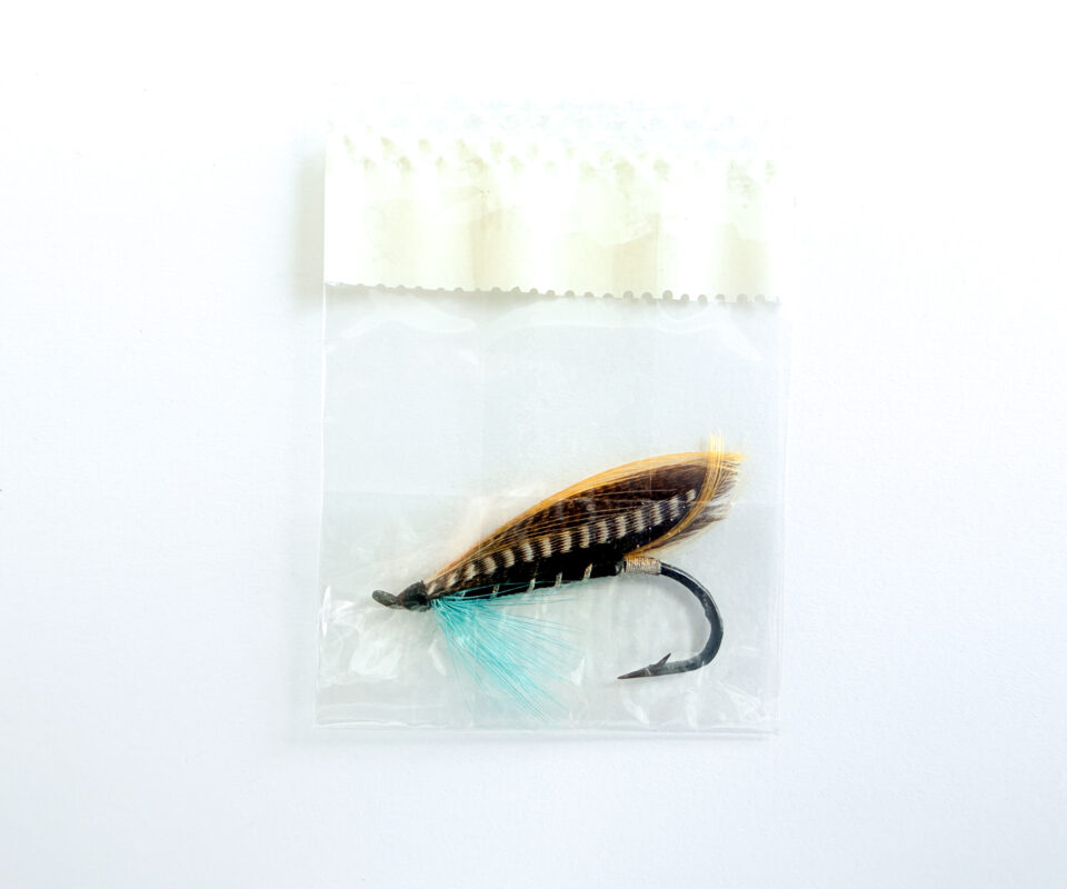 Alternative view of Hardy of Alnwick Blue Charm Fully Dressed Salmon Fly 2 (Unused, In Original Sealed Packet, c.1960s)