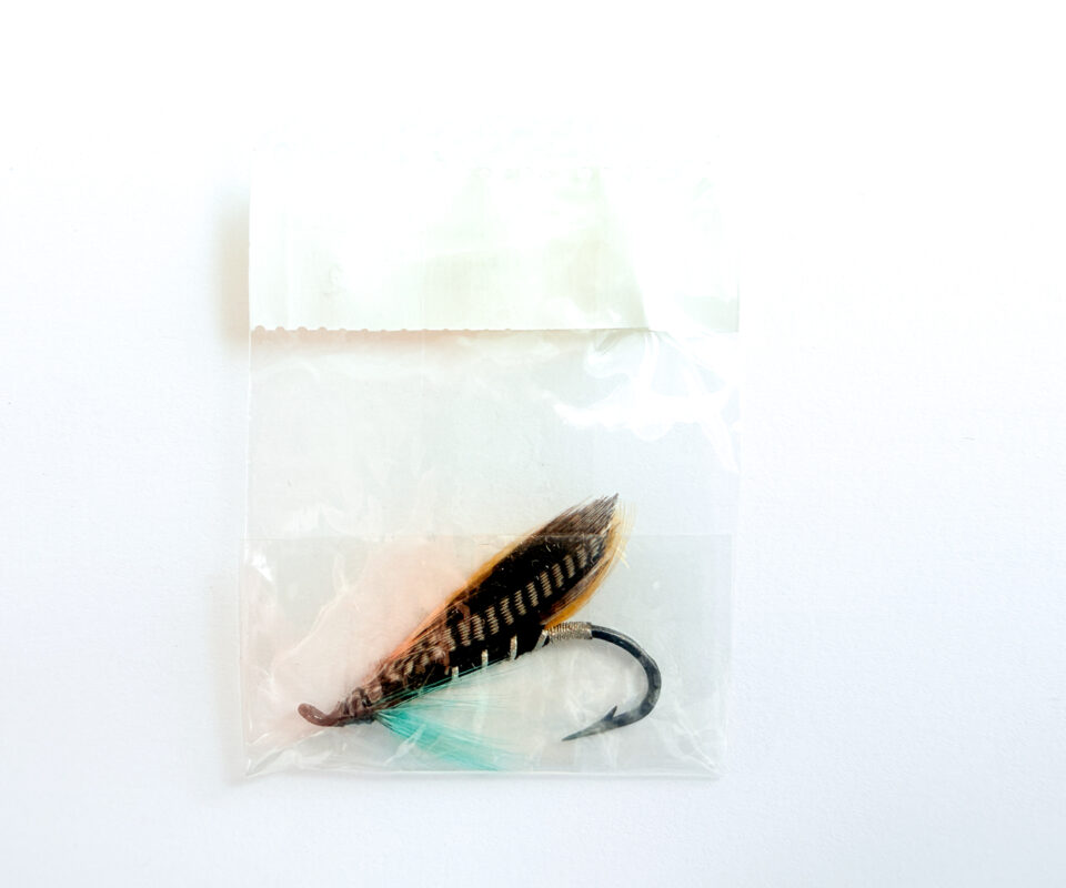 Alternative view of Hardy of Alnwick Blue Charm Fully Dressed Salmon Fly 2 (Unused, In Original Sealed Packet, c.1960s)