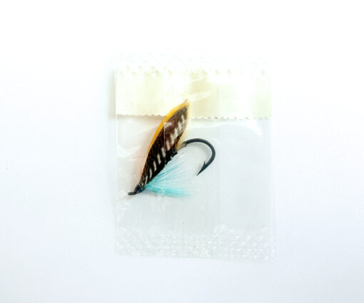 Alternative view of Hardy of Alnwick Blue Charm Fully Dressed Salmon Fly 4 (Unused, In Original Sealed Packet, c.1960s)
