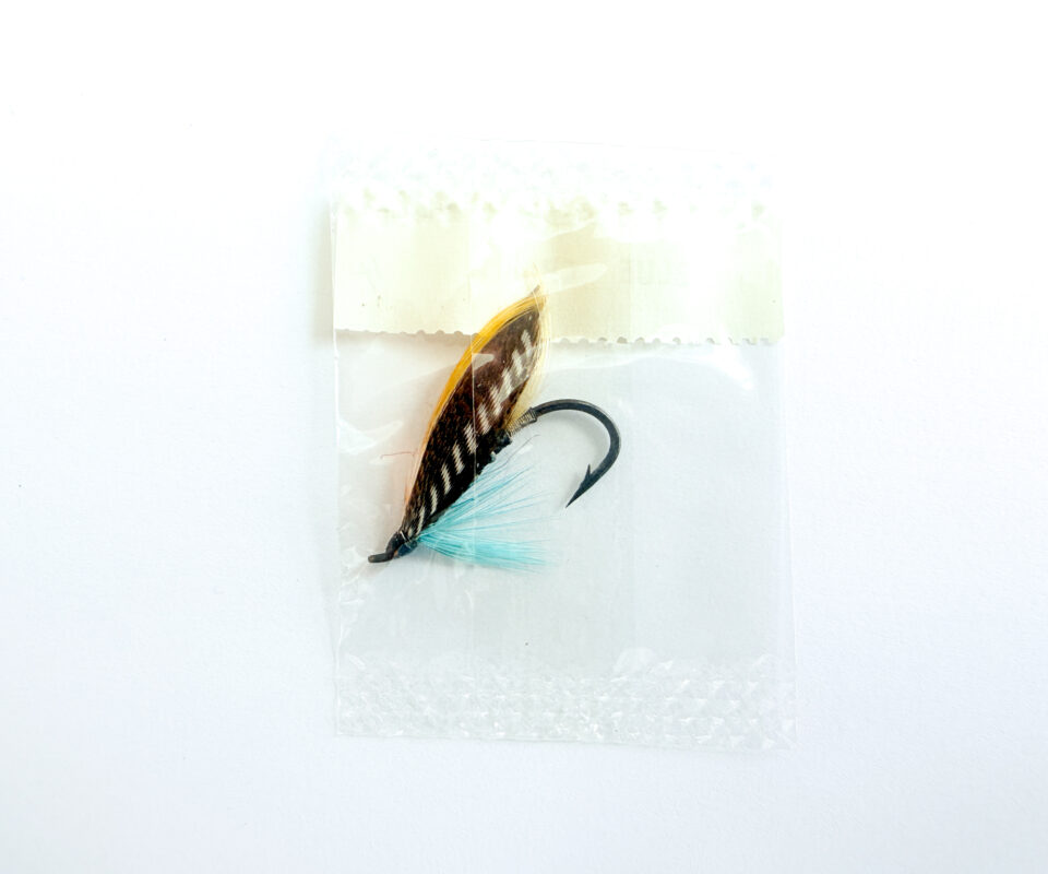 Alternative view of Hardy of Alnwick Blue Charm Fully Dressed Salmon Fly 4 (Unused, In Original Sealed Packet, c.1960s)
