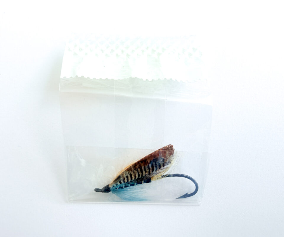 Alternative view of Hardy of Alnwick Blue Charm Fully Dressed Salmon Fly 4 (Unused, In Original Sealed Packet, c.1960s)