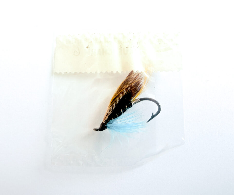 Alternative view of Hardy of Alnwick Blue Charm Fully Dressed Salmon Fly 6 (Unused, In Original Sealed Packet, c.1960s)