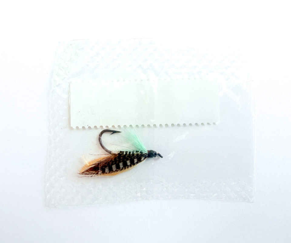 Alternative view of Hardy of Alnwick Blue Charm Fully Dressed Salmon Fly 8 (Unused, In Original Sealed Packet, c.1960s)