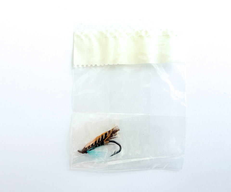 Alternative view of Hardy of Alnwick Blue Charm Fully Dressed Salmon Fly 10 (Unused, In Original Sealed Packet, c.1960s)