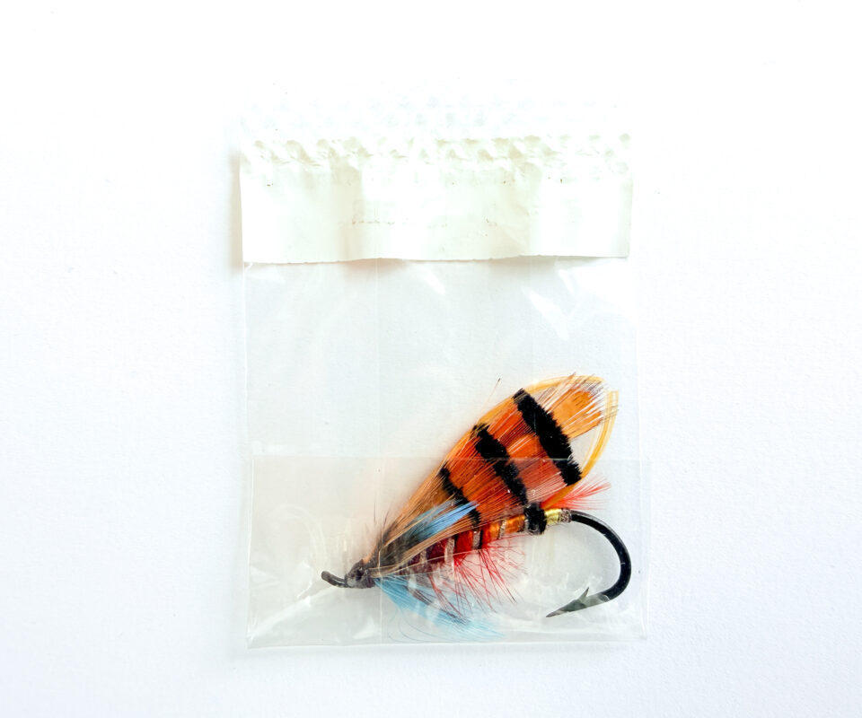 Alternative view of Hardy of Alnwick Durham Ranger Fully Dressed Salmon Fly 2 (Unused, In Original Sealed Packet, c.1960s)