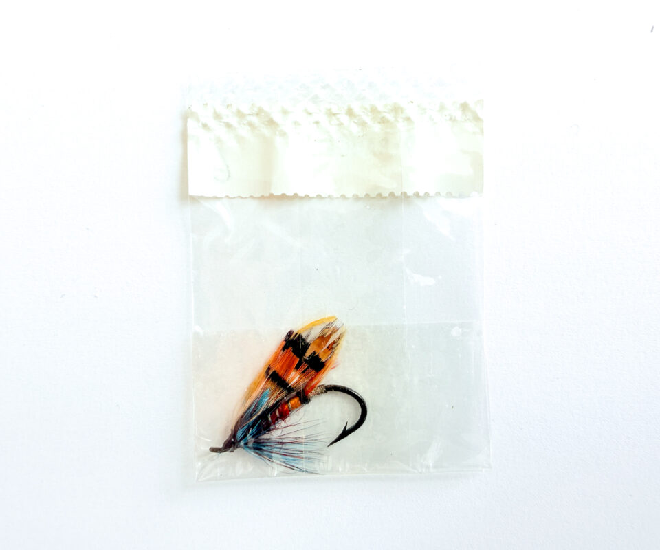 Alternative view of Hardy of Alnwick Durham Ranger Fully Dressed Salmon Fly 6 (Unused, In Original Sealed Packet, c.1960s)