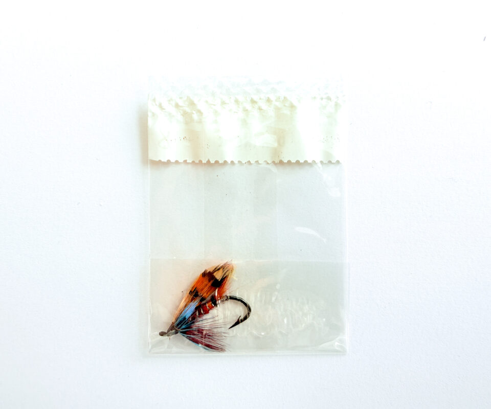 Alternative view of Hardy of Alnwick Durham Ranger Fully Dressed Salmon Fly 8 (Unused, In Original Sealed Packet, c.1960s)