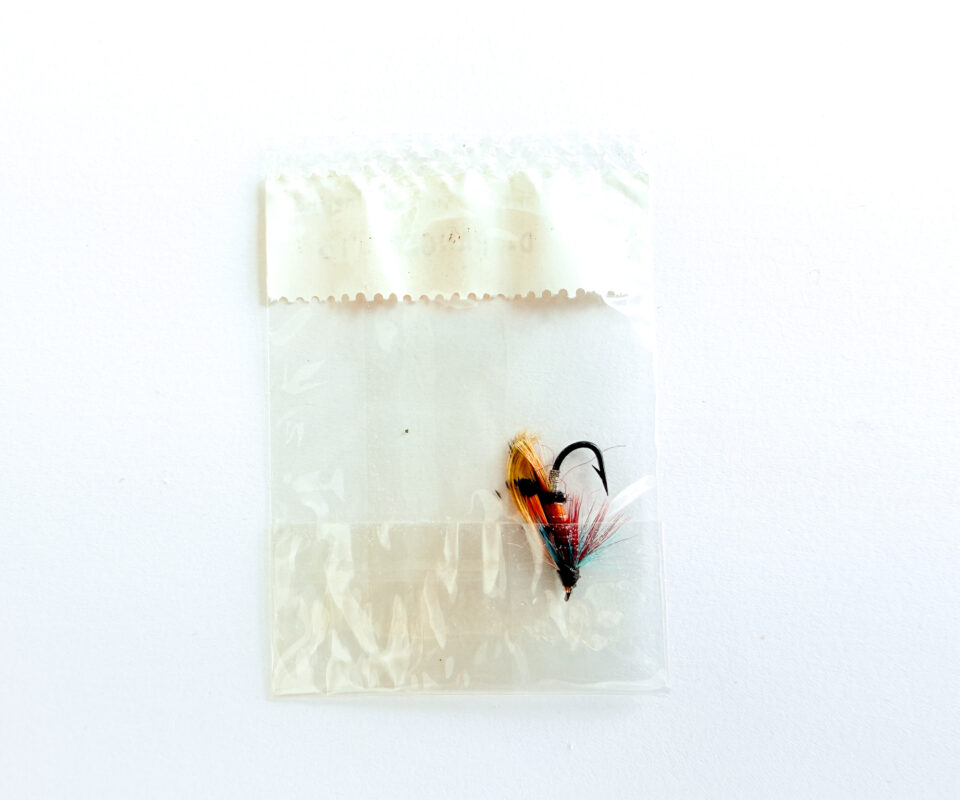 Alternative view of Hardy of Alnwick Durham Ranger Fully Dressed Salmon Fly 10 (Unused, In Original Sealed Packet, c.1960s)