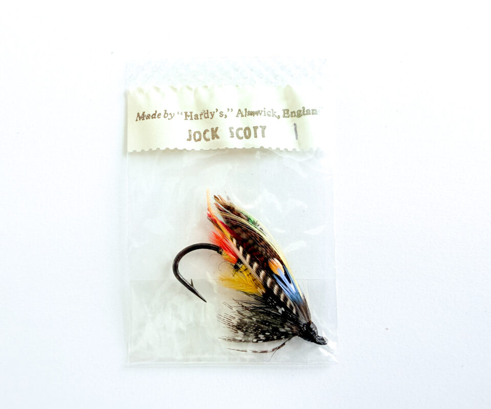 Hardy of Alnwick Jock Scott Fully Dressed Salmon Fly 1 (Unused, In Original Sealed Packet, c.1960s)