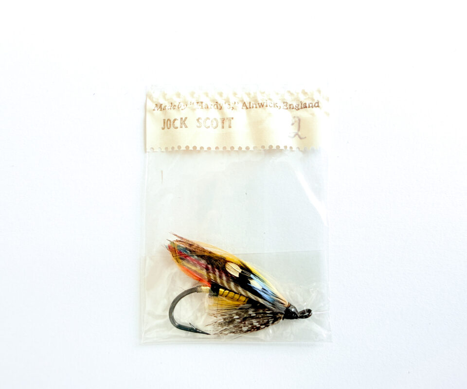 Hardy of Alnwick Jock Scott Fully Dressed Salmon Fly 2 (Unused, In Original Sealed Packet, c.1960s)