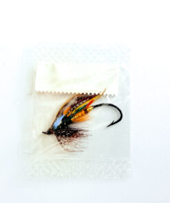 Alternative view of Hardy of Alnwick Jock Scott (LW) Fully Dressed Salmon Fly 2 (Unused, In Original Sealed Packet, c.1960s)