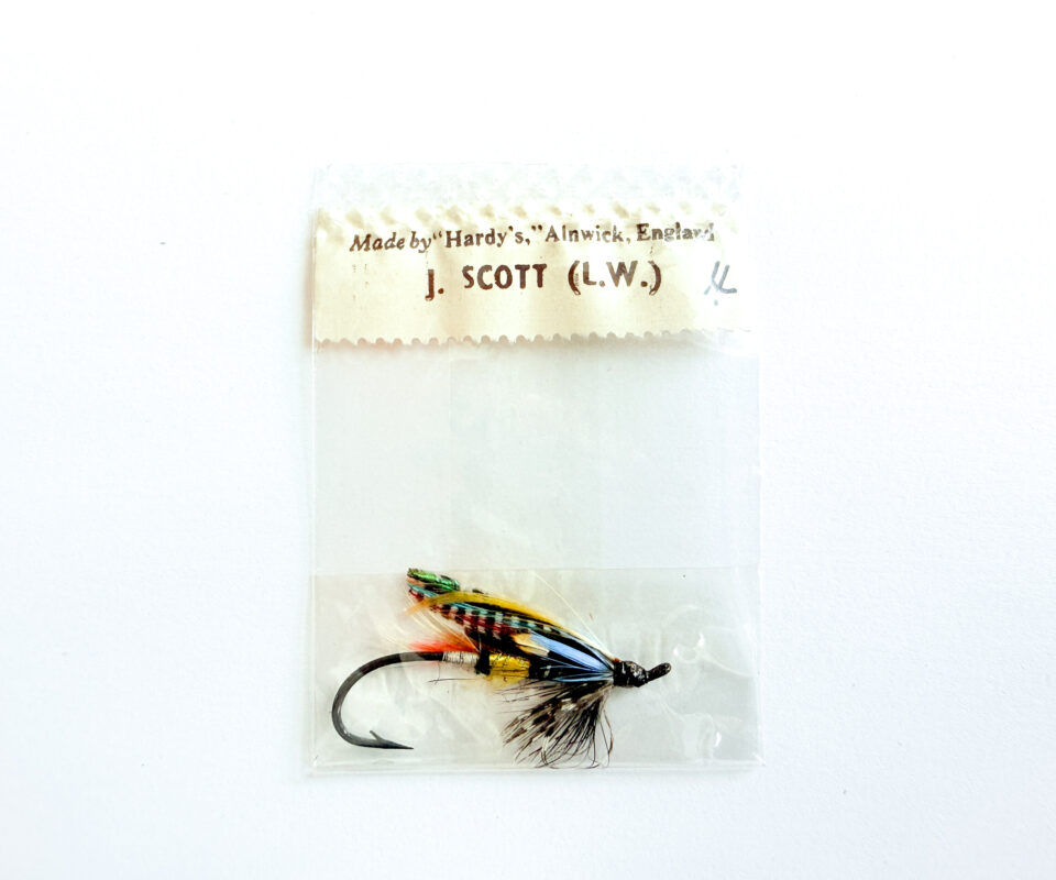 Hardy of Alnwick Jock Scott (LW) Fully Dressed Salmon Fly 4 (Unused, In Original Sealed Packet, c.1960s)