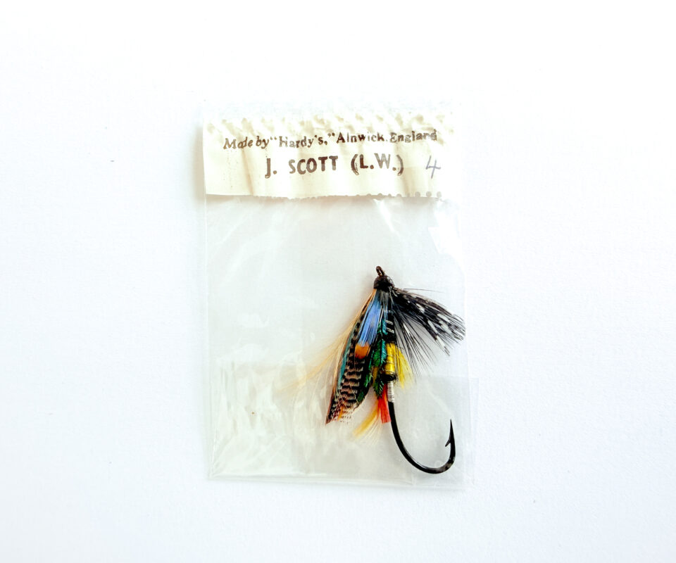 Hardy of Alnwick Jock Scott (LW) Fully Dressed Salmon Fly 4 (Unused, In Original Sealed Packet, c.1960s)