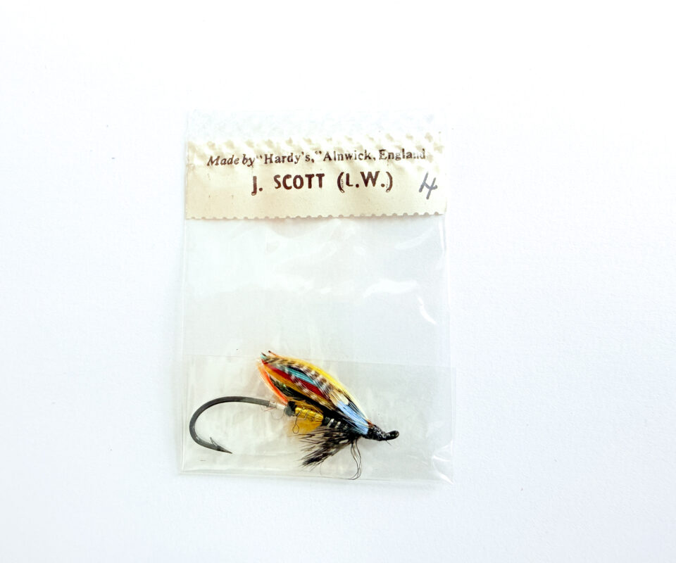 Hardy of Alnwick Jock Scott (LW) Fully Dressed Salmon Fly 4 (Unused, In Original Sealed Packet, c.1960s)