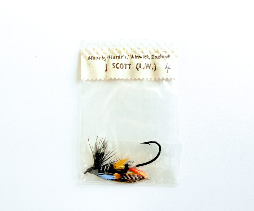 Hardy of Alnwick Jock Scott (LW) Fully Dressed Salmon Fly 4 (Unused, In Original Sealed Packet, c.1960s)