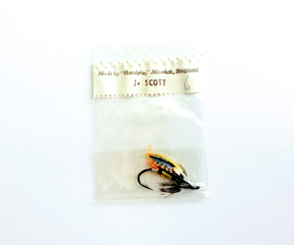 Hardy of Alnwick Jock Scott Fully Dressed Salmon Fly 6 (Unused, In Original Sealed Packet, c.1960s)