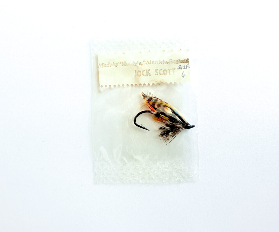 Hardy of Alnwick Jock Scott Fully Dressed Salmon Fly 6 (Unused, In Original Sealed Packet, c.1960s)