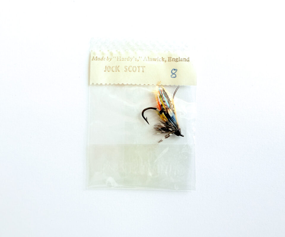 Hardy of Alnwick Jock Scott Fully Dressed Salmon Fly 8 (Unused, In Original Sealed Packet, c.1960s)