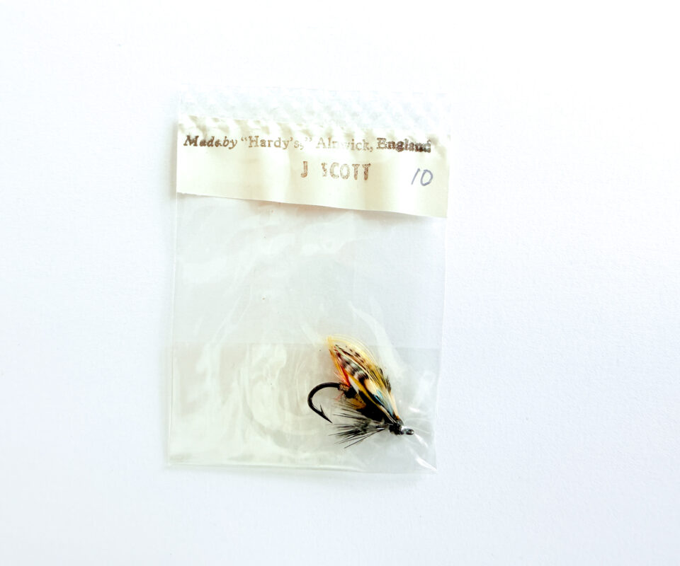 Hardy of Alnwick Jock Scott Fully Dressed Salmon Fly 10 (Unused, In Original Sealed Packet, c.1960s)