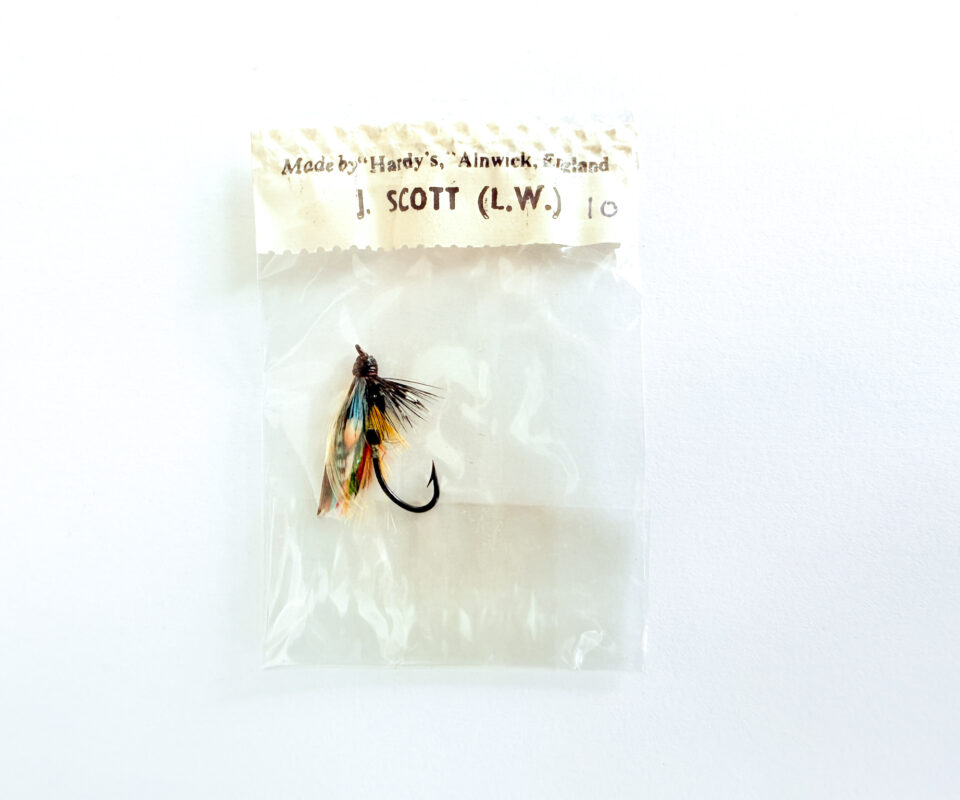 Hardy of Alnwick Jock Scott (LW) Fully Dressed Salmon Fly 10 (Unused, In Original Sealed Packet, c.1960s)