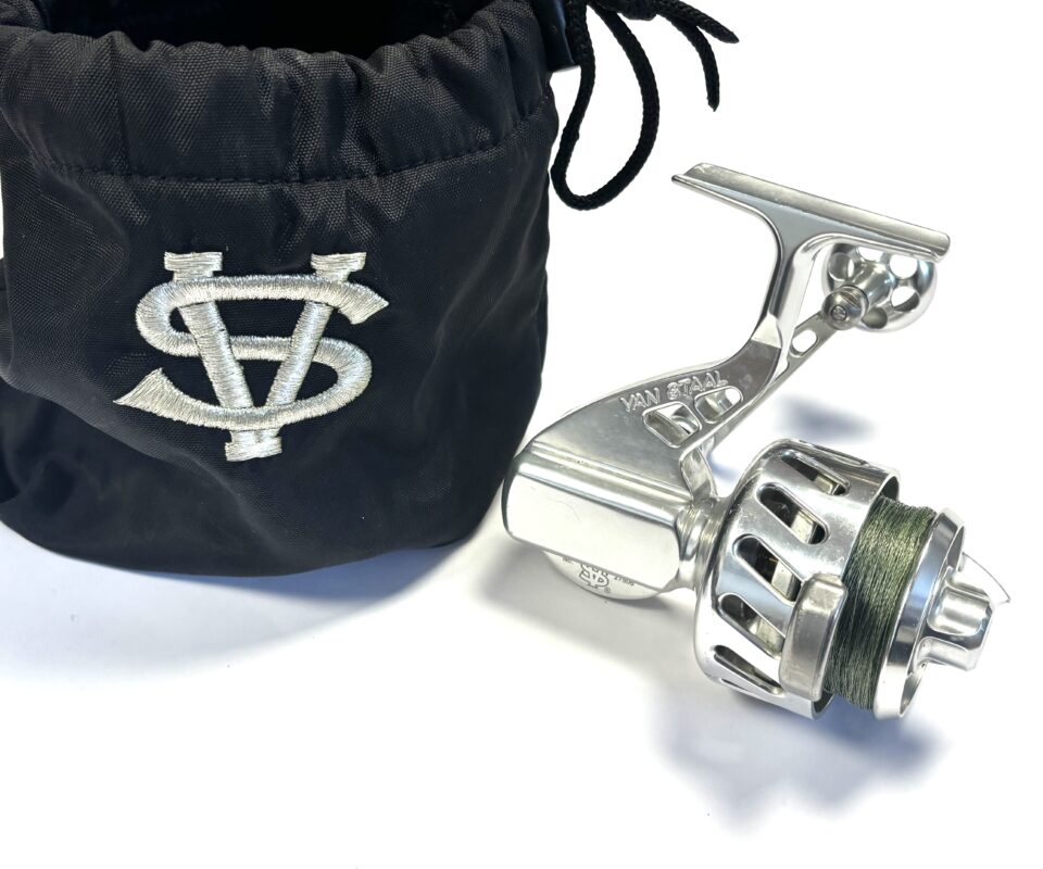 Van Staal VS100 Non-Bail Arm Spinning Reel (Left-Hand Wind, Silver, c.2000s)