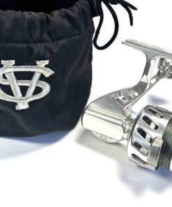 Van Staal VS100 Non-Bail Arm Spinning Reel (Left-Hand Wind, Silver, c.2000s)