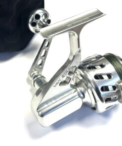 Alternative view of Van Staal VS100 Non-Bail Arm Spinning Reel (Left-Hand Wind, Silver, c.2000s)