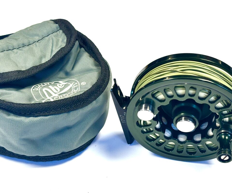 Abel Super 4N Fly Reel (Green, Serial #1717, c.2010s)