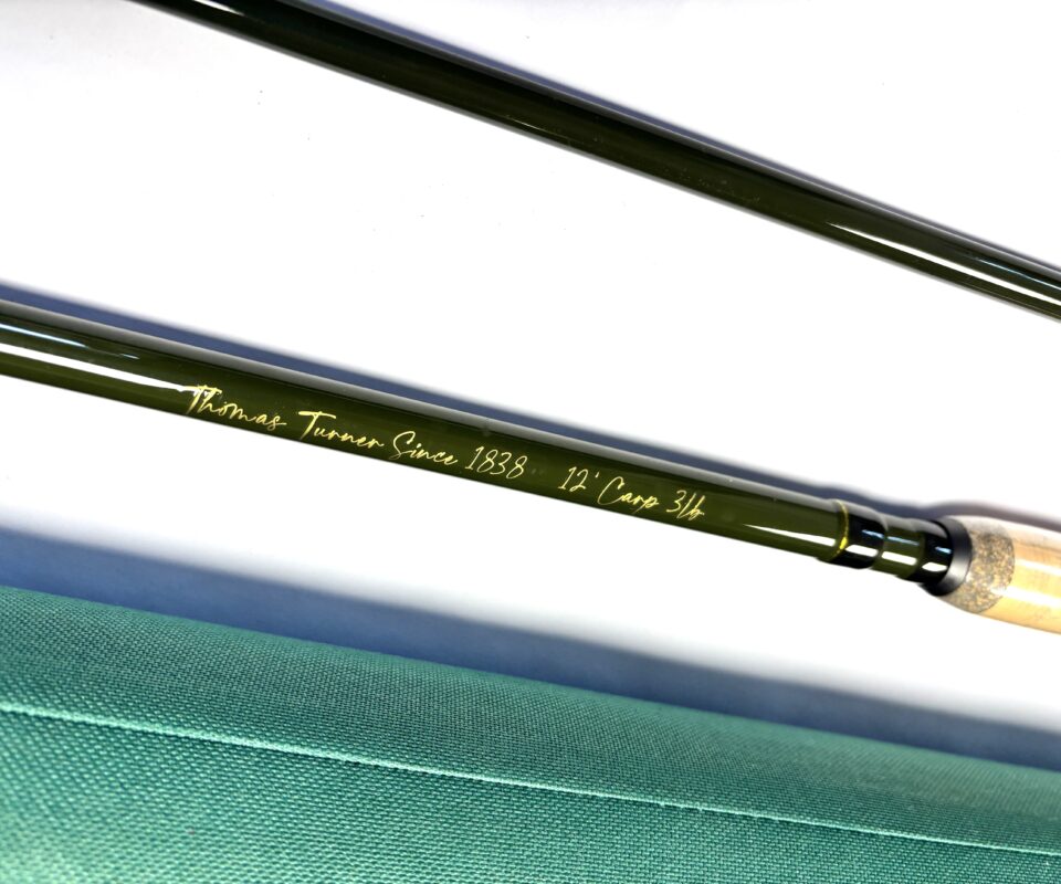 Alternative view of Brand new Thomas Turner Classic 12' Carp 3lb Test Curve rod with bag and cordura tube