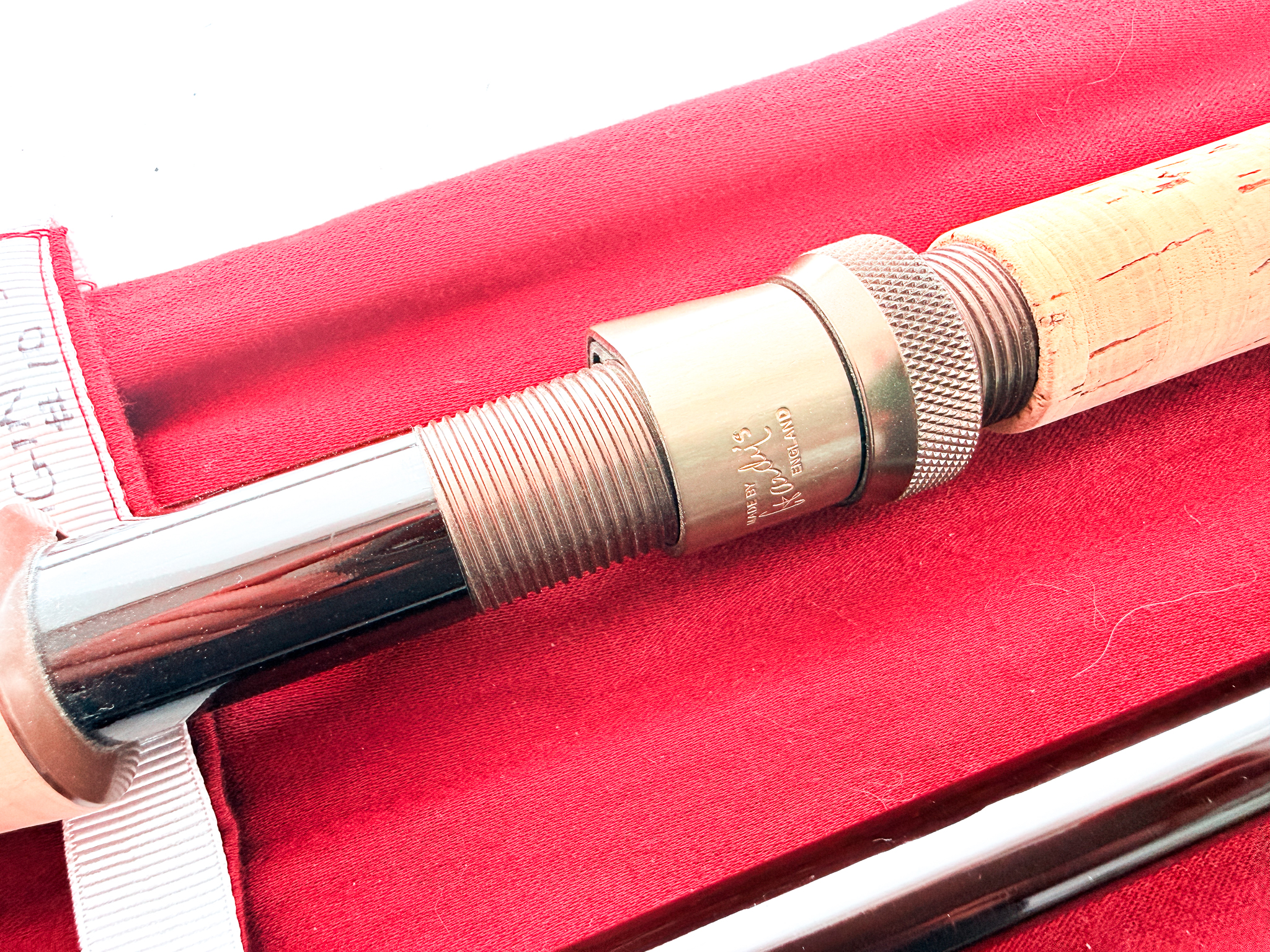Hardy Origin Prototype 15’ #10 Salmon Fly Rod (early 2000s, Fine with original bag) - Image 3