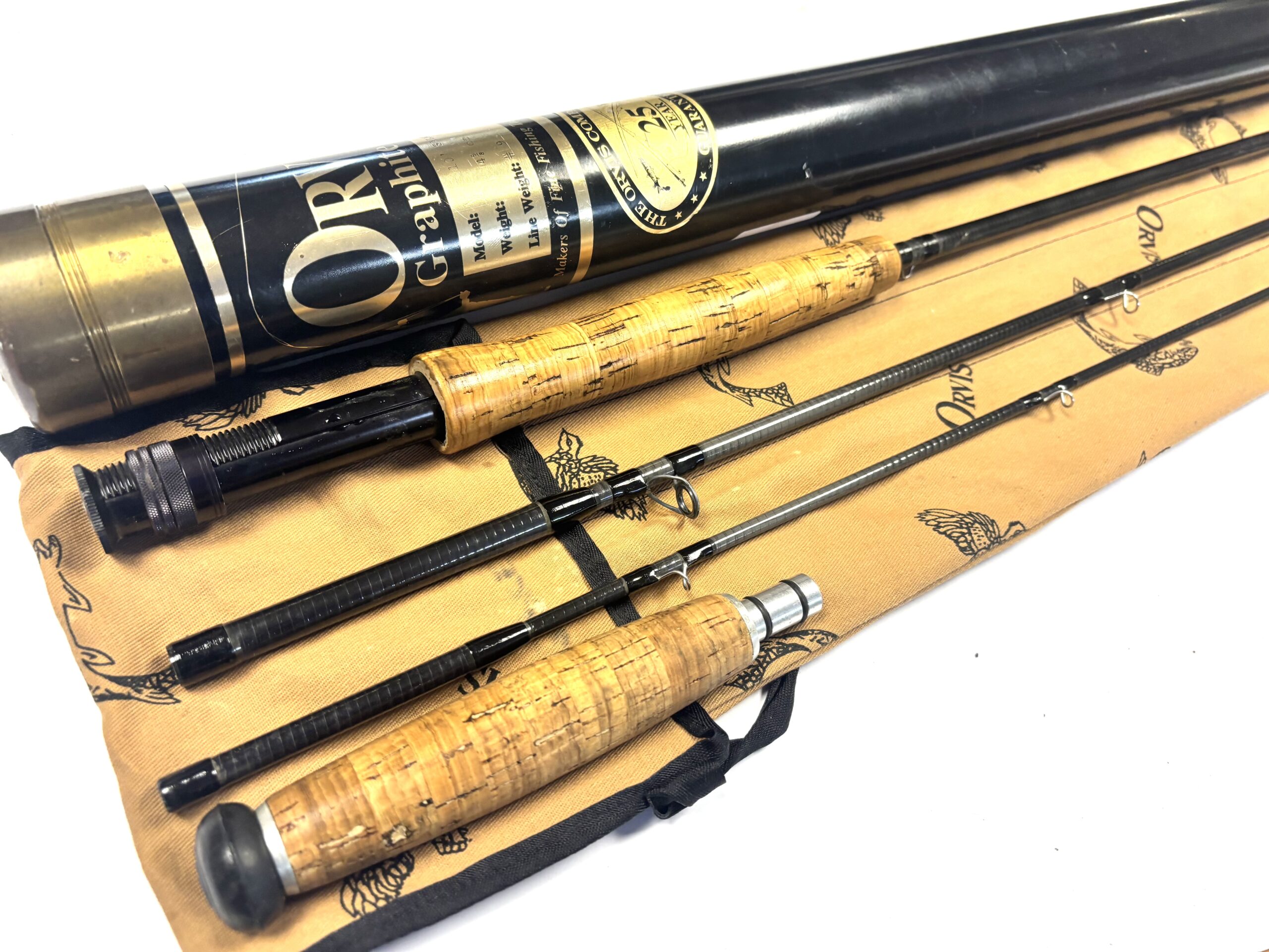 Orvis Salmon Graphite 10' #9 Fly Rod + Tube (c.2000s)