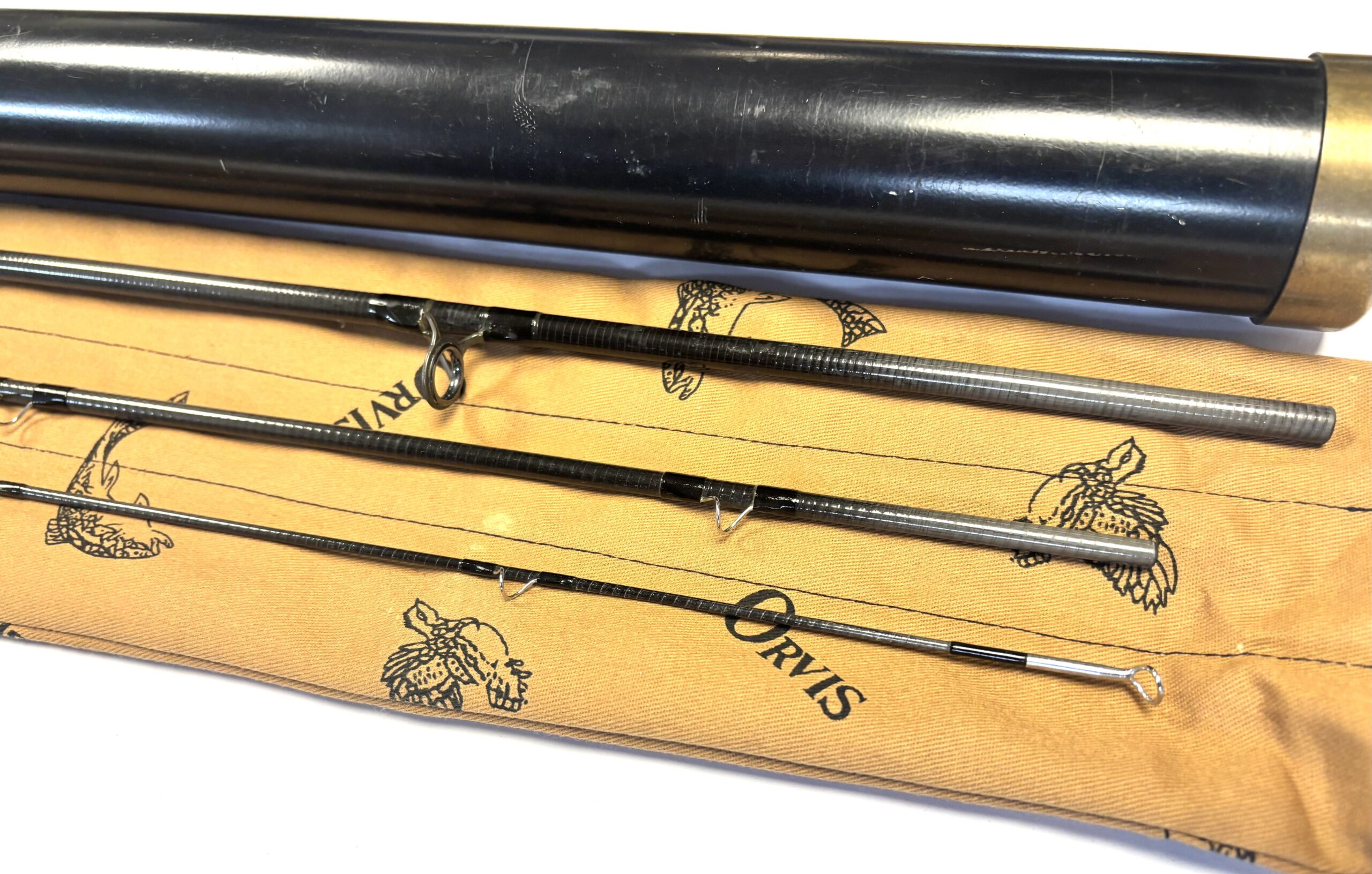 Orvis Salmon Graphite 10' #9 Fly Rod + Tube (c.2000s) - Image 6
