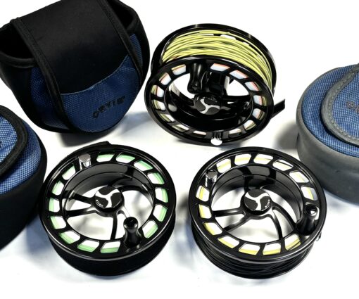 Orvis Mirage VII Fly Reel + 2 Spare Spools (c.2015)