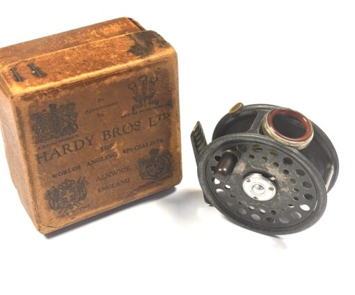 Hardy St George Red Agate Three Screw 3" Fly Reel (c.1940s)