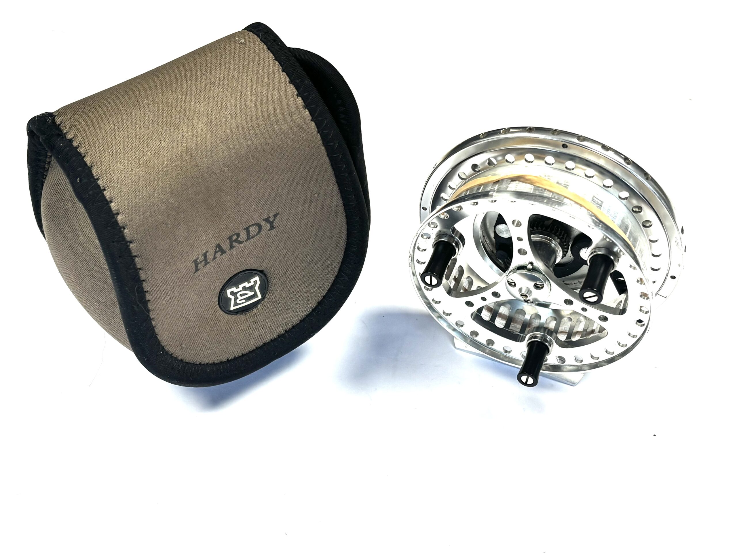 Hardy Conquest 4" Centrepin Reel with Pouch (c.2000s)