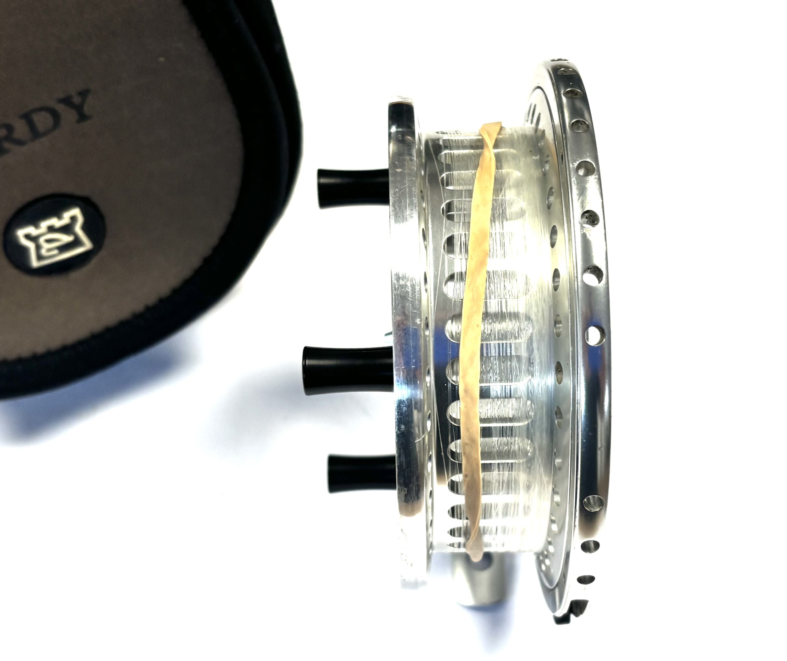 Hardy Conquest 4" Centrepin Reel with Pouch (c.2000s) - Image 6