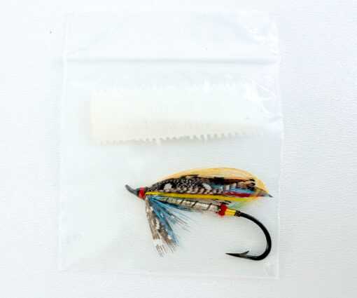Alternative view of Hardy of Alnwick Silver Doctor (LW) Fully Dressed Salmon Fly 1/0 (Unused, Original Hardy Tag, c.1960s)