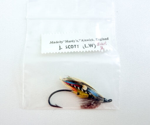 Hardy of Alnwick Jock Scott (LW) Fully Dressed Salmon Fly 2 (Unused, Original Hardy Tag, c.1960s)