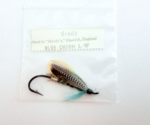 Hardy of Alnwick Blue Charm (LW) Fully Dressed Salmon Fly 1 (Unused, Original Hardy Tag, c.1960s)