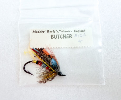 Hardy of Alnwick Butcher Fully Dressed Salmon Fly 4 (Unused, Original Hardy Tag, c.1960s)
