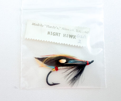 Hardy of Alnwick Night Hawk Fully Dressed Salmon Fly 2 (Unused, Original Hardy Tag, c.1960s)