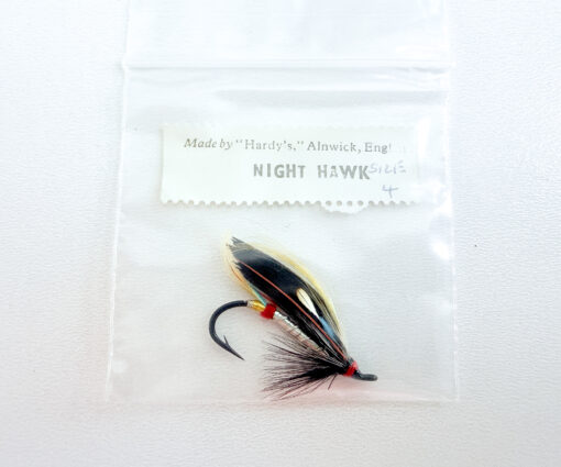 Hardy of Alnwick Night Hawk Fully Dressed Salmon Fly 4 (Unused, Original Hardy Tag, c.1960s)