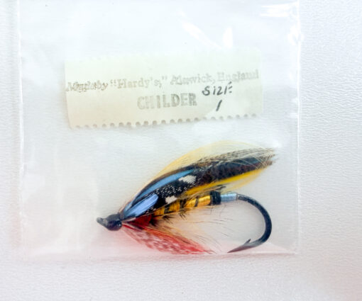Hardy of Alnwick Childer Fully Dressed Salmon Fly 1 (Unused, Original Hardy Tag, c.1960s)